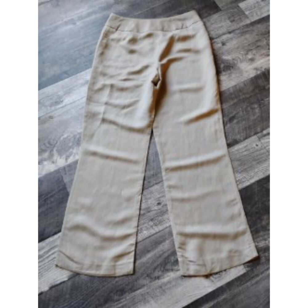 Jayne Clay New York -London Women's Size 10P Linen Blend Chinos-New Without Tags
